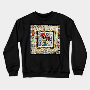 Portuguese folk art Crewneck Sweatshirt